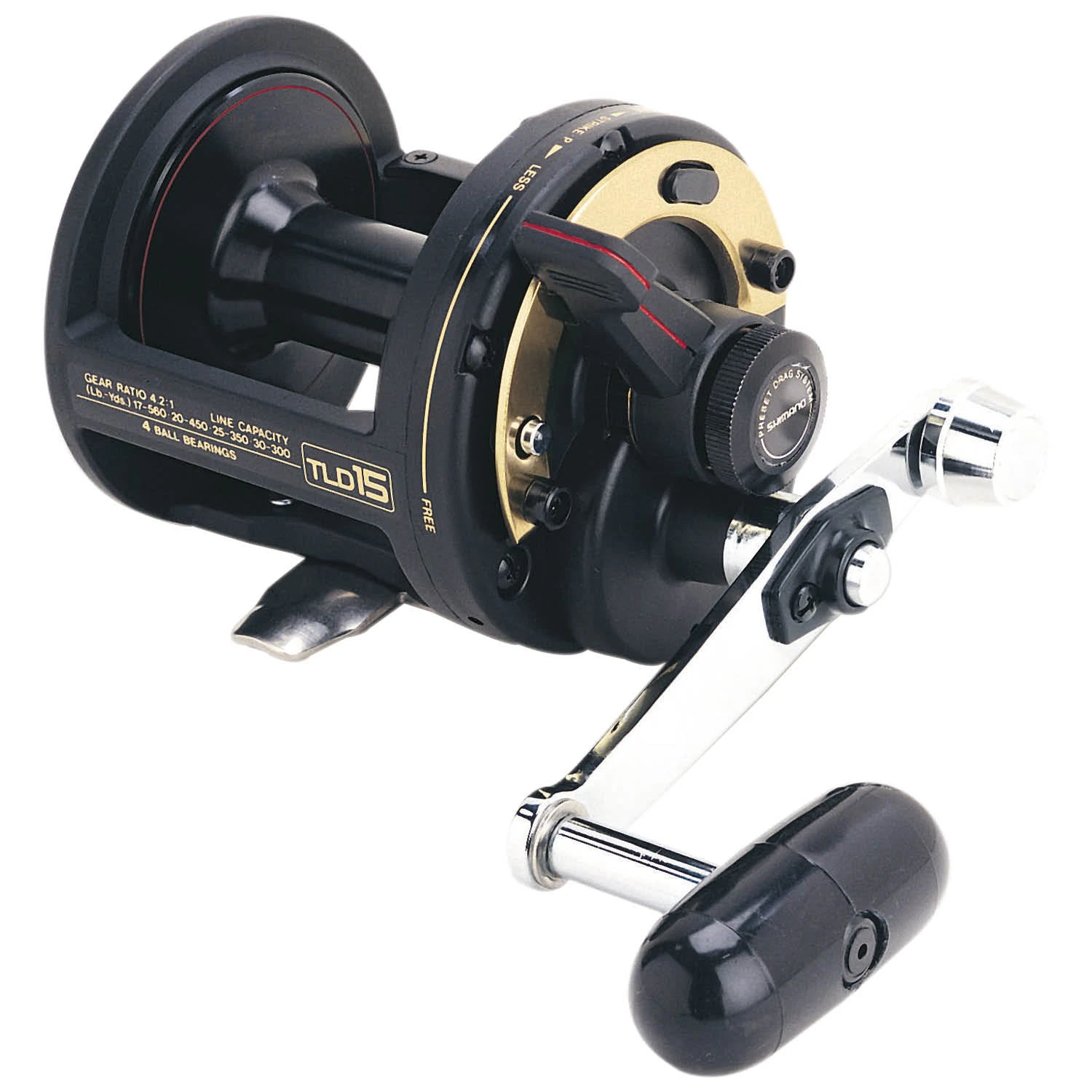 Shimano TLD Triton 1-Speed Lever Drag Conventional Reels 3 Shimano TLD Triton 1-Speed Lever Drag Conventional Reels