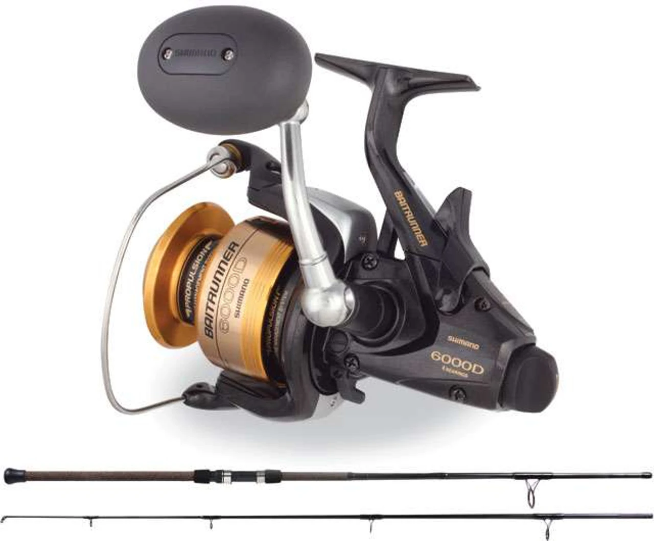 Shimano Baitrunner BTR6000D Beach Runner BR1220S80CT Surf Spin Combo 4 Shimano Baitrunner BTR6000D Beach Runner BR1220S80CT Surf Spin Combo - Image 2