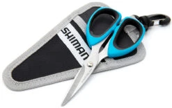 Shimano Brutas Silver Nickel 5in Braid Scissors W/ Sheath