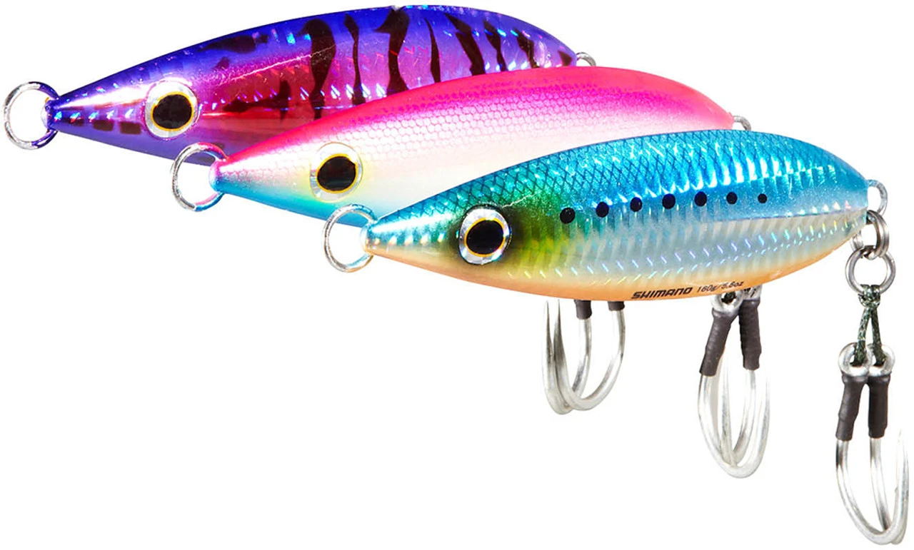 Shimano Butterfly Flat-Fall Jigs 3 Shimano Butterfly Flat-Fall Jigs